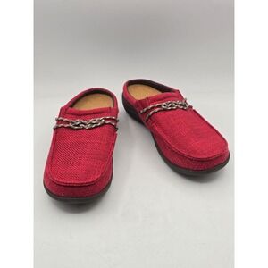 REVITALIGN Women's Siesta Carrick Mule Sz 7 D(M) - Red‎